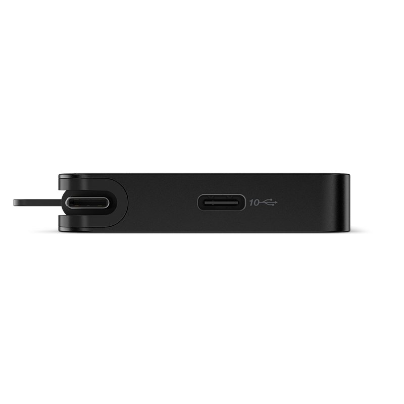 Hub de puertos portatil Lenovo, delgado, Interfaz: USB-C, Color Eclipse Black (Negro) - Image 4