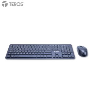Kit Teclado + Mouse TEROS TE-5013S, negro