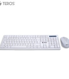 combo inalámbrico teclado + mouse teros te-5016s,blancocombo inalámbrico teros t