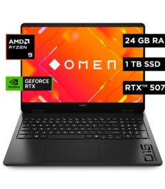 Notebook HP OMEN Gaming 16-ap0007la, 16" 2K IPS AMD Ryzen 9 8940HX hasta 5.3GHz, 24GB DDR5