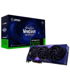Tarjeta de video MSI GeForce RTX5070 12G WOW MIDNIGHT VOID EDITION OC, 12 GB GDDR7, PCIe 5
