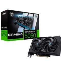 Tarjeta de video MSI GeForce RTX 5050 8G GAMING OC, 8 GB GDDR6, PCIe 5.0