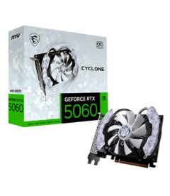 Tarjeta de video MSI GeForce RTX 5060 8G CYCLONE OC, 8 GB GDDR7, PCIe 5.0