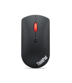 mouse lenovo thinkpad silencioso, sensor optico azul, interfaz bluetooth, color negro