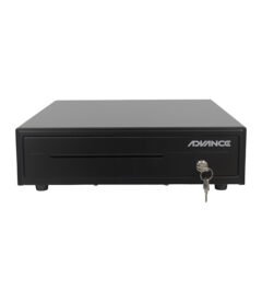 caja para efectivo advance adv-5421, 4 ranuras, rj11, negroorganizte de manera s
