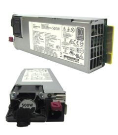 fuente de alimentación hpe 865408-b21, 500w, 100v- 240vac, 80 plus platinum, hot-plug
