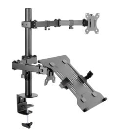 soporte de escritorio para monitor + laptop, o 2 monitores speaka professional sp-mm-