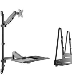 soporte de pared + bandeja para teclado para monitor speaka professional sp-mm-710[@@
