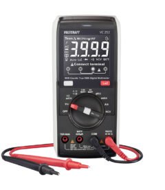 multímetro voltcraft vc252 digital true rms loz cat iii 600 v pantalla (cuenta): 4000
