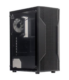 case sin fuente gamer teros te-1332g, mid tower, itx/micro-atx/atx, usb-a, audio