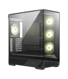 case msi mag pano 130r pz/black, factor forma: mid-tower, soporta: mini-itx/micro-atx