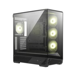 case msi mag pano 130r pz/black, factor forma: mid-tower, soporta: mini-itx/micro-atx