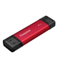 unidad en estado sólido dual portatil kingston 2tb, interfaz usb-a, usb-c, usb 3.2 ge