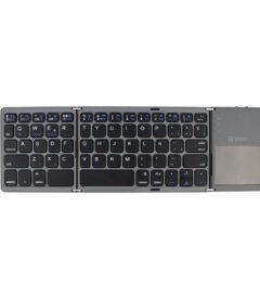 Teclado inalámbrico plegable TEROS TE-4075S, BT 3.0, gris