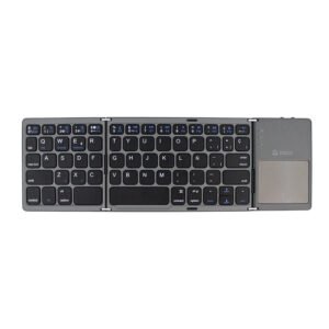 Teclado inalámbrico plegable TEROS TE-4075S, BT 3.0, gris