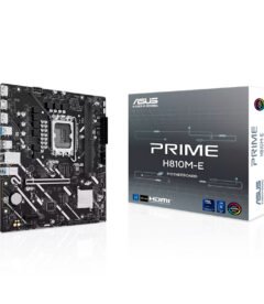 motherboard asus prime h810m-e, chipset intel h810, lga 1851, matxsoporta proces
