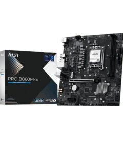 motherboard msi pro b860m-e, chipset intel b860, lga1851, hdmi, dp, matxsoporta