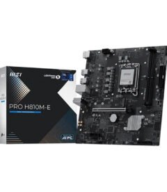 motherboard msi pro h810m-e, chipset intel h810, lga 1851, hdmi, dp, matxsoporta