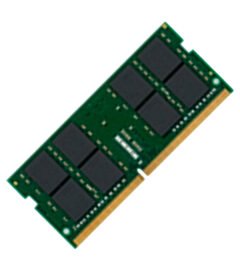 memoria sodimm kingston kvr32s22d8/16, 16gb ddr4-3200mt/s, cl22, 1.2v, 260-pin, non-e