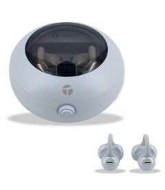 audífonos inalámbricos teros te-80712w, bluetooth, carga tipo c, blanco titanium