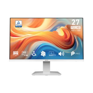 monitor plano msi pro mp273w e14a, 27 fhd ips, 144hz,1ms, hdmi, dp, vga, earphone ou