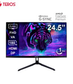 monitor plano gaming teros te-2475g, 24.5 fhd va, 180hz, 1ms, hdmi, dp, audio out[@@