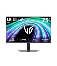 monitor lg ultragear g5 25g523b, 24.5”/fhd/ips/200hz/hdmi/dp/salida_auriculares (3.5m