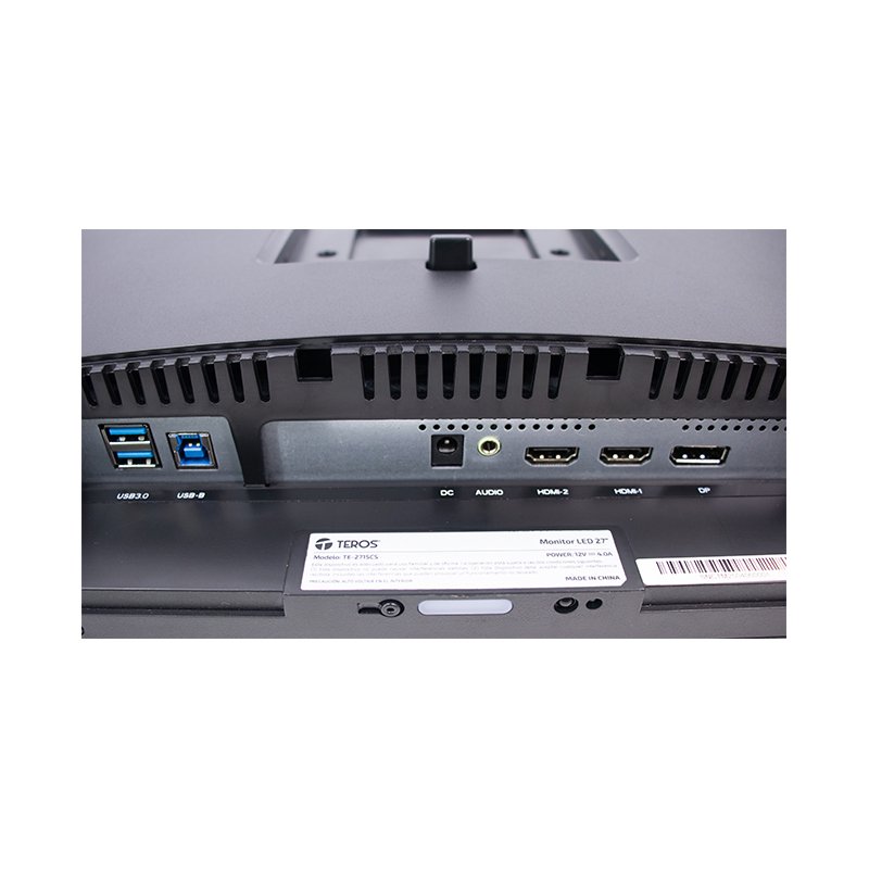 Monitor Plano Corporativo TEROS TE-2715CS, QHD IPS, 100Hz, HDMI, DP, Audio Out, Cámara 5MP - Image 4