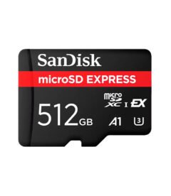memoria flash sandisk microsd express 512gb, interfaz: pcie gen 3rendimiento de