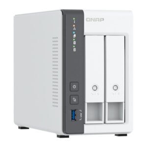 Servidor NAS QNAP TS-216G, ARM Cortex A55 4C/2GHz, 4GB RAM (On-Board), Bahias: 2x3.5" SATA