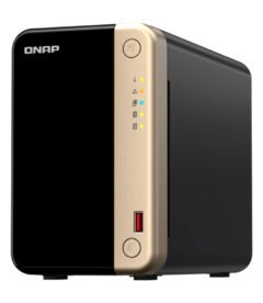 servidor nas qnap ts-264-8g, celeron n5095 4c / 2.9ghz, 8gb ram, bahias: 2 x 3.5 sat