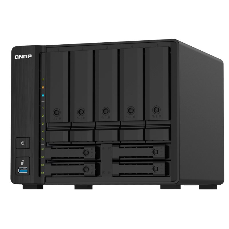 Servidor NAS QNAP TS-932PX-4G ARM Cortex-A57 4C/1.7GHz 4GB DDR4 Bahias: 5x3.5"+4x2.5" SATA