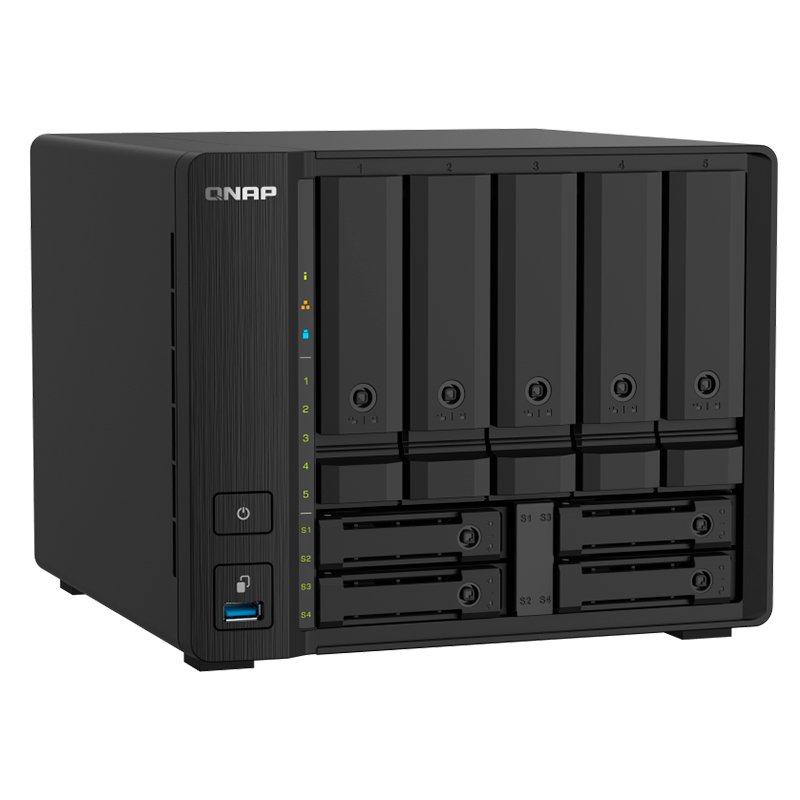 Servidor NAS QNAP TS-932PX-4G ARM Cortex-A57 4C/1.7GHz 4GB DDR4 Bahias: 5x3.5"+4x2.5" SATA - Image 2