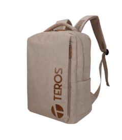 backpack teros city iii te-9046bg, para notebooksde hasta 15.6, color beigeelev