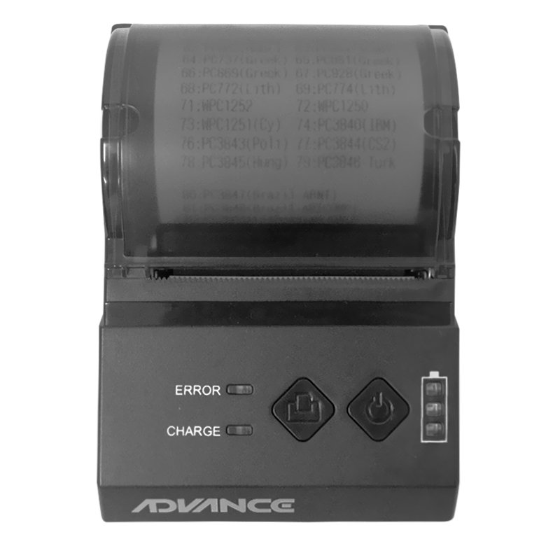Impresora termica Inalámbrica Advance ADV-7011, velocidad de impresion 90 mm/seg