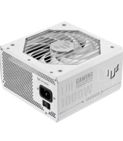 fuente de alimentación asus tuf gaming 1000w goldwhite edition, 80 plus gold, formato