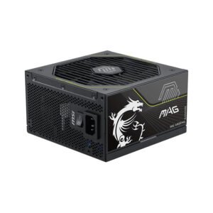 fuente de alimentación msi mag a1200pls pcie5, 1200w, 80 plus platinum, formato atx.[