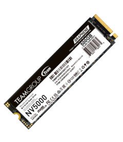 unidad en estado solido teamgroup nv5000, 500gb m.2 pcie ssd, 4,500 mb/smpulsa e