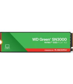 Unidad en estado solido WD Green SN3000 NVMe 1TB M.2 2280, PCIe Gen 4.0 x4, NVMe