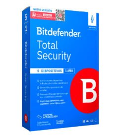 bitdefender total security - licencia de 1 año para 5 dispositivosel bitdefender