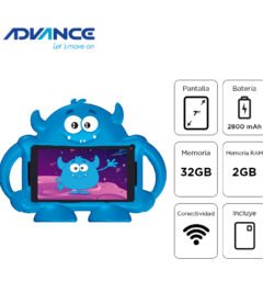 Tablet Advance Intro TR6965, 7" IPS 1024x600, Android 12 Go Edition , 32GB, 2GB RAM, Wi-Fi