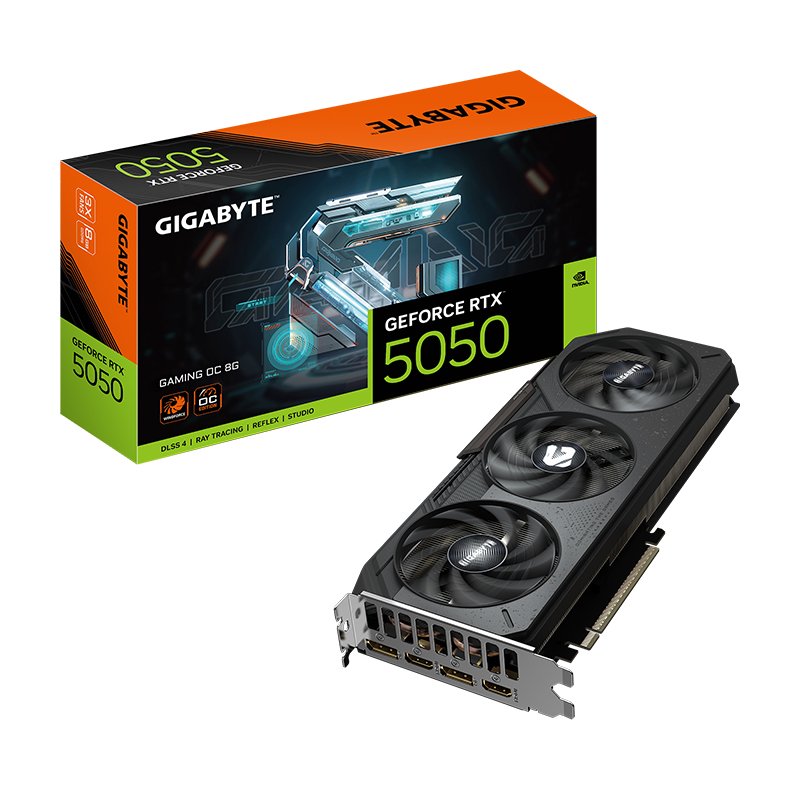Tarjeta de video GIGABYTE GeForce RTX 5050 GAMING OC 8G, 8 GB GDDR6, PCIe Gen 5.0 - Image 5