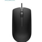 mouse óptico dell, negro, usb, 3 botones con rueda, 1000 ppp, presentación en caja.