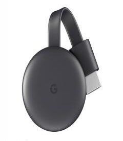 Google Chromecast 3 FHD HDMI Streaming Media Player, Carbón.