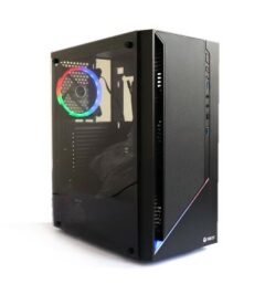 case gamer teros te-1133n, mid tower, atx, 350w, negro, usb 3.0 / 2.0, audio.[@@@]pan