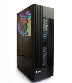 case gamer teros te-1147n, mid tower, atx, 450w, negro, usb 3.0 / 2.0, audio.[@@@]pan