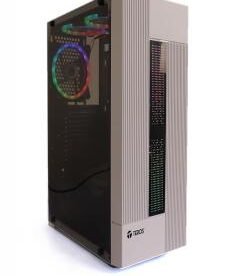 Case Gamer Teros TE-1147W, Mid Tower, ATX, 450W, Negro, USB 3.0 / 2.0, Audio.