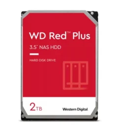 Disco duro Western Digital Red Plus WD20EFZX, 2TB, SATA, 5400rpm, 3.5", Cache 128MB