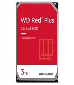 Disco duro Western Digital Red Plus WD30EFZX, 3TB, SATA, 5400rpm, 3.5", Cache 128MB