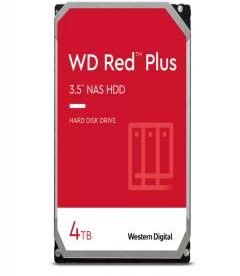 Disco duro Western Digital Red Plus WD40EFZX, 4TB, SATA, 5400rpm, 3.5", Cache 128MB